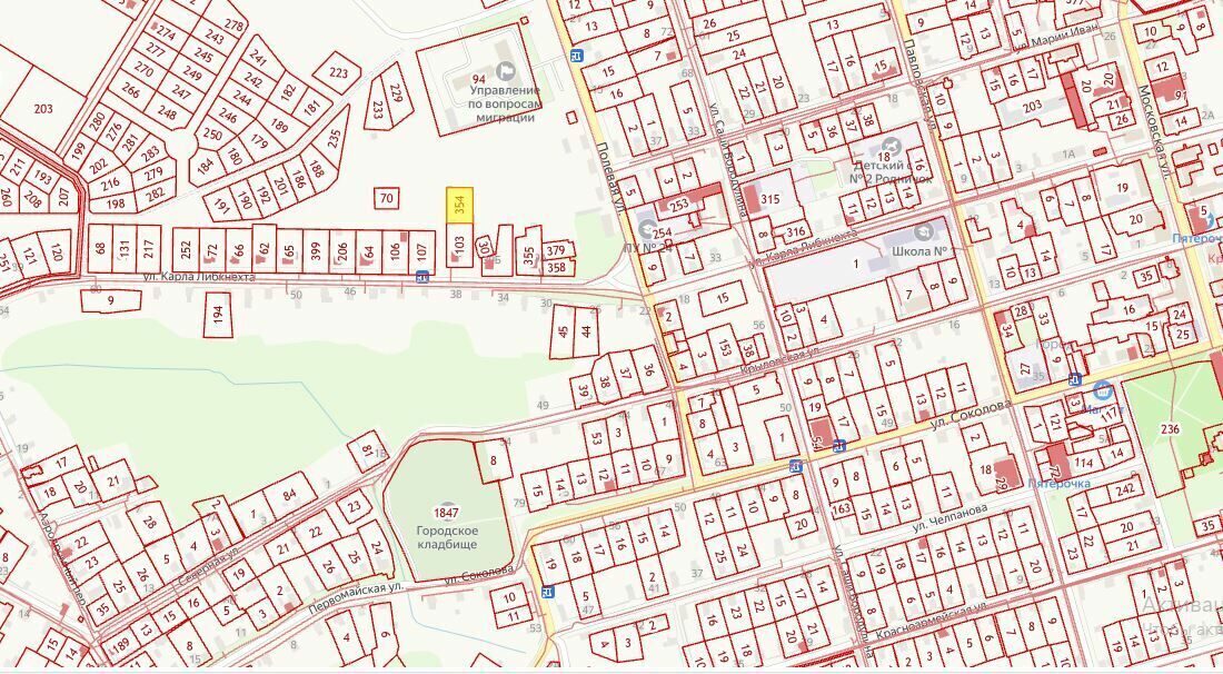 Карта крестцы новгородская область с улицами и номерами домов